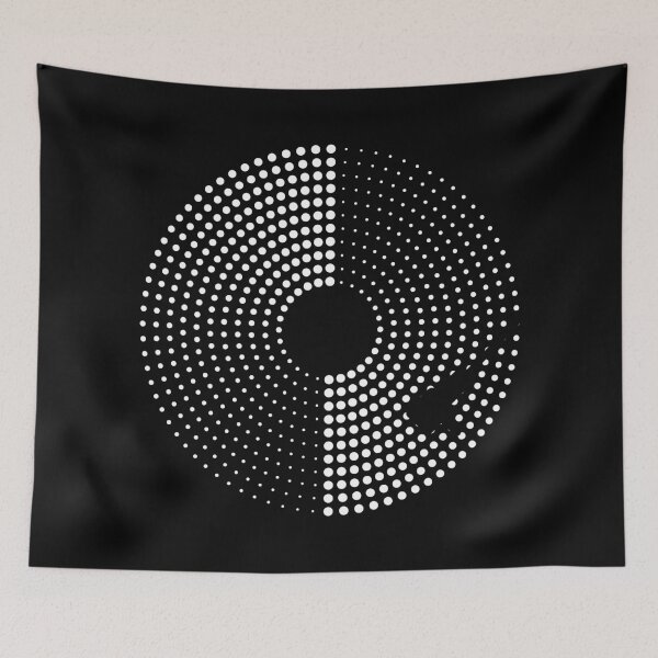 Item preview, Dotted Vinyl Record – Minimal Halftone DJ Music Design designed and sold by TipTop GFX.