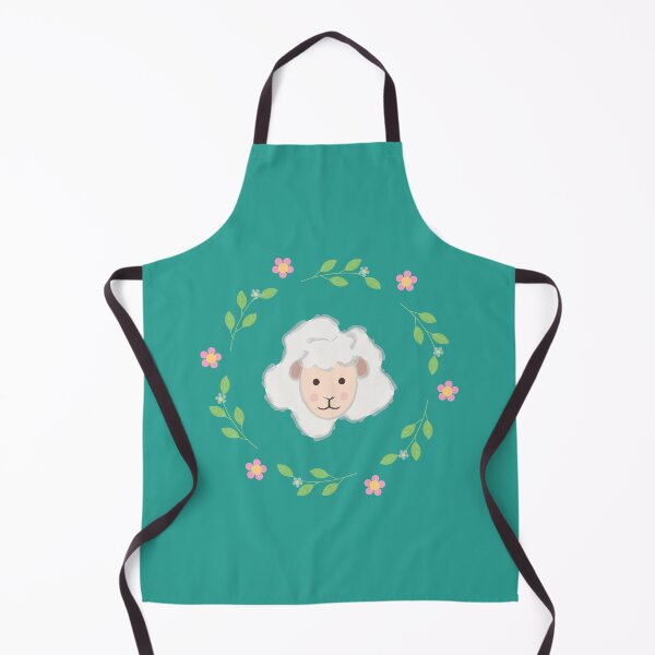 Item preview, Cute sheep with floral wrap designed and sold by studiodrchicken.