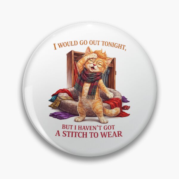 Item preview, The Smiths Lyrics 'I Would Go Out Tonight, But I Haven't Got a Stitch to Wear' - Sad Cat Design designed and sold by Donsean22.