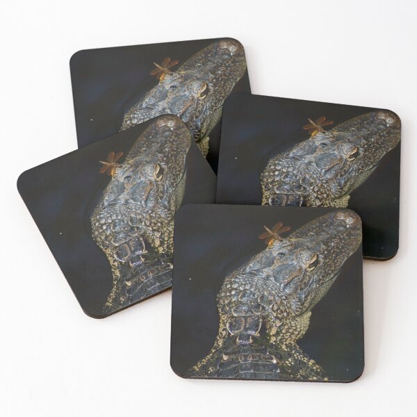 Item preview, Alligator with dragonfly accessory photograph designed and sold by xlealo.