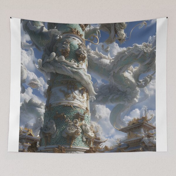 Item preview, Sanctuary Beneath the Celestial Dragons designed and sold by oanaunciuleanu.