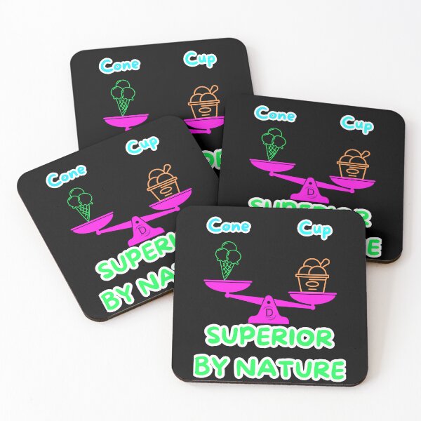 Item preview, Funny Gelato Dilemma - Team Cup Superior By Nature Black Version designed and sold by TheItaliandilemma.