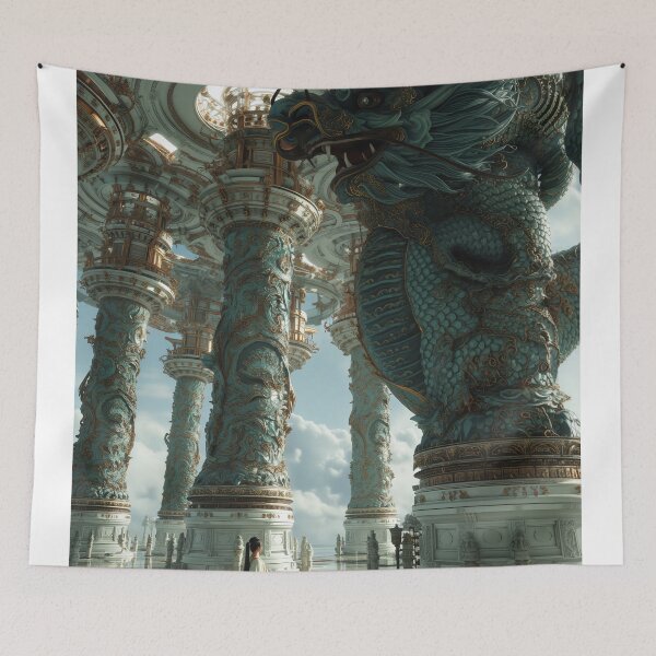 Item preview, Sanctuary Beneath the Celestial Dragons designed and sold by oanaunciuleanu.