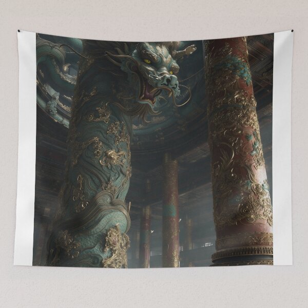 Item preview, Sanctuary Beneath the Celestial Dragons designed and sold by oanaunciuleanu.