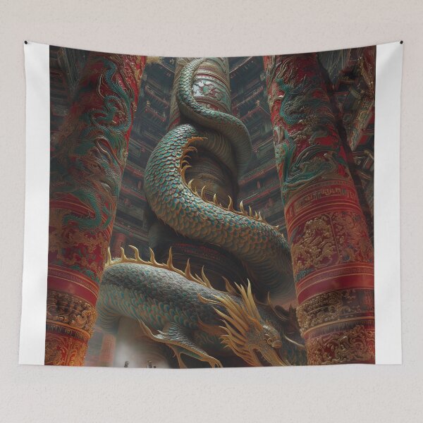 Item preview, Sanctuary Beneath the Celestial Dragons designed and sold by oanaunciuleanu.