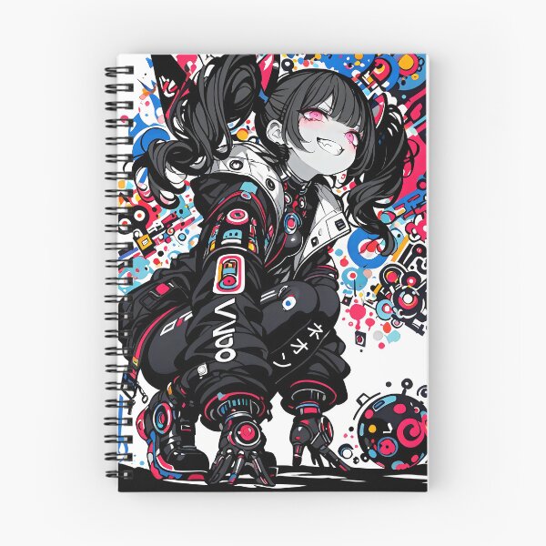 Item preview, NEON: Arrogant Cyberpop Tactical Crouch | Cute Cyberpunk Anime Girl designed and sold by Sytrics.