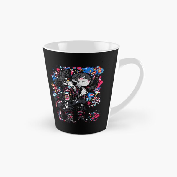 Item preview, NEON: Arrogant Cyberpop Tactical Crouch | Cute Cyberpunk Anime Girl designed and sold by Sytrics.