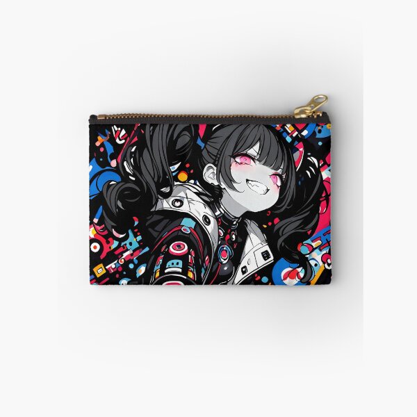 Item preview, NEON: Arrogant Cyberpop Tactical Crouch | Cute Cyberpunk Anime Girl designed and sold by Sytrics.