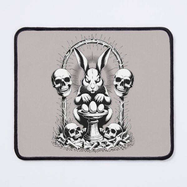 Item preview, Dark Evil Easter Bunny – Gothic Creepy Rabbit Easter Design designed and sold by Art-Arcade6.