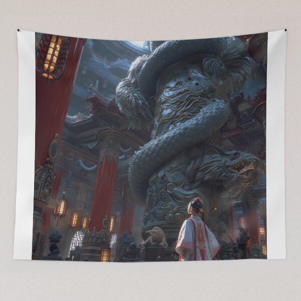 Item preview, Sanctuary Beneath the Celestial Dragons designed and sold by oanaunciuleanu.