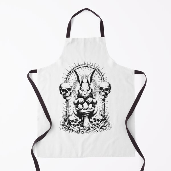 Item preview, Dark Evil Easter Bunny – Gothic Creepy Rabbit Easter Design designed and sold by Art-Arcade6.