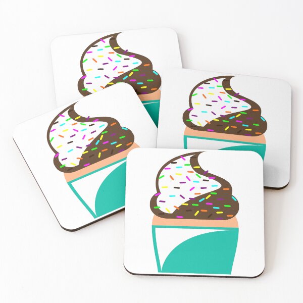 Item preview, Chocolate Cupcake with Rainbow Sprinkles designed and sold by Risa-C.