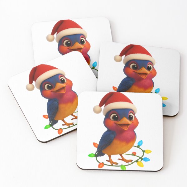 Item preview, Christmas Oriental Dwarf Kingfisher  designed and sold by Sillytoe.