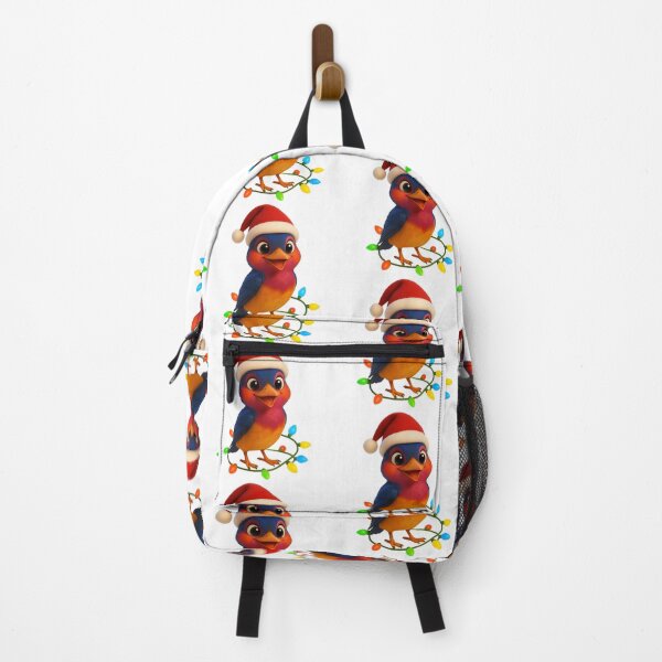Item preview, Christmas Oriental Dwarf Kingfisher designed and sold by Sillytoe.
