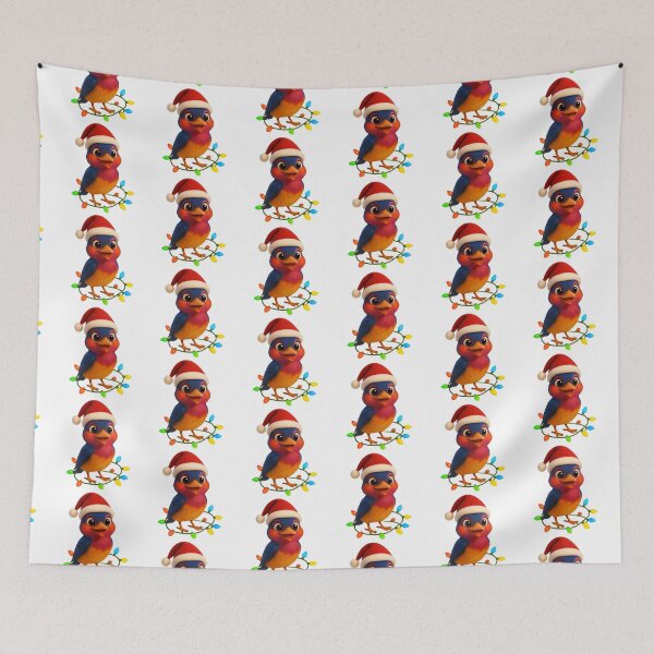Item preview, Christmas Oriental Dwarf Kingfisher  designed and sold by Sillytoe.