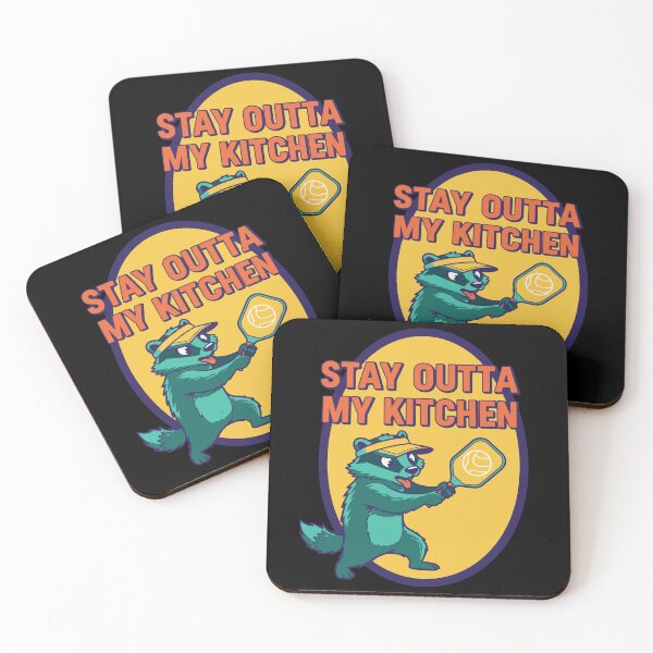 Artikelvorschau, Pickleball Funny Player Stay Outta My Kitchen entworfen und verkauft von LuminOrb.