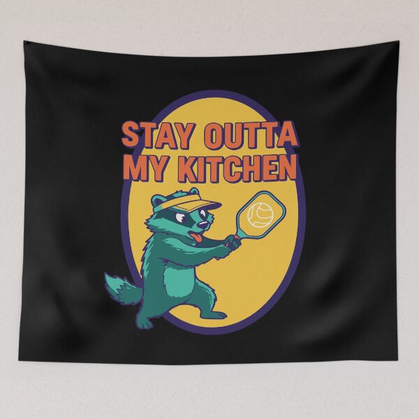 Artikelvorschau, Pickleball Funny Player Stay Outta My Kitchen entworfen und verkauft von LuminOrb.