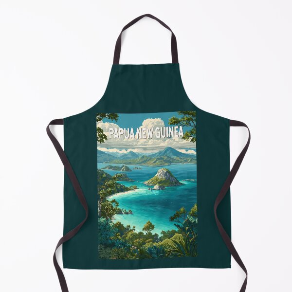 Item preview, Papua New Guinea Illustration Travel Art Vintage designed and sold by KrisSidDesigns.