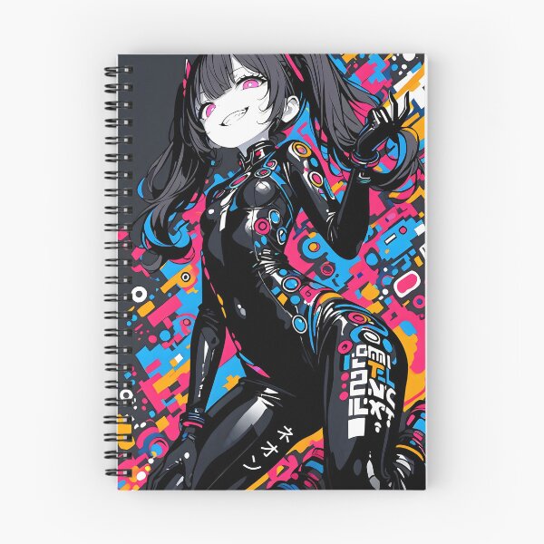 Item preview, NEON: Sleek Cyberpop Tactical Focus | Cute Cyberpunk Anime Girl designed and sold by Sytrics.