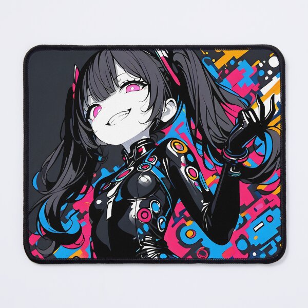 Item preview, NEON: Sleek Cyberpop Tactical Focus | Cute Cyberpunk Anime Girl designed and sold by Sytrics.