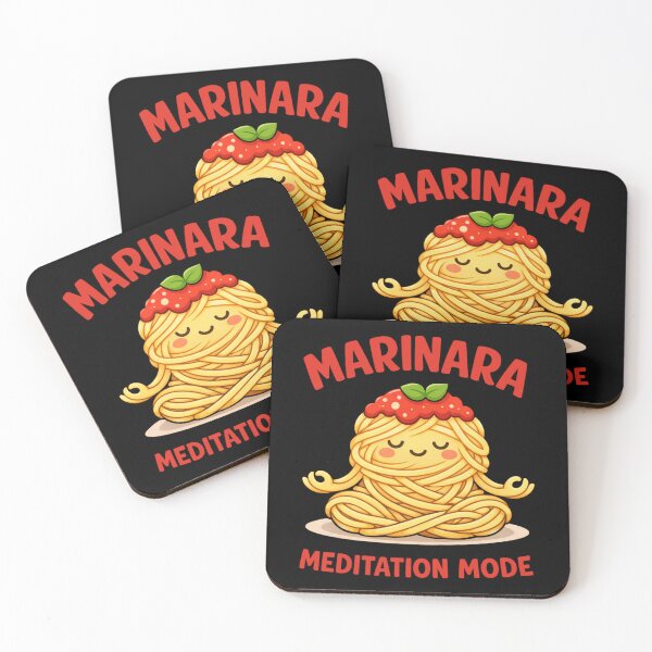 Item preview, Marinara Meditation Mode Funny Pasta Zen Humor designed and sold by FreshVibe Prints.