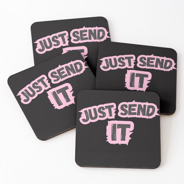 Item preview, JUST SEND IT motivational graphic t-shirt  designed and sold by bozet.