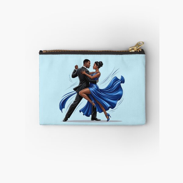Item preview, Royal Blue Ballroom - Modern Black Couple Dancing Elegant Art designed and sold by WowDezign.