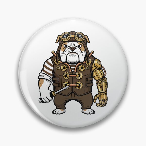 Item preview, Steampunk Guardian Bulldog Mechanical Arm designed and sold by PixelStudioBe.