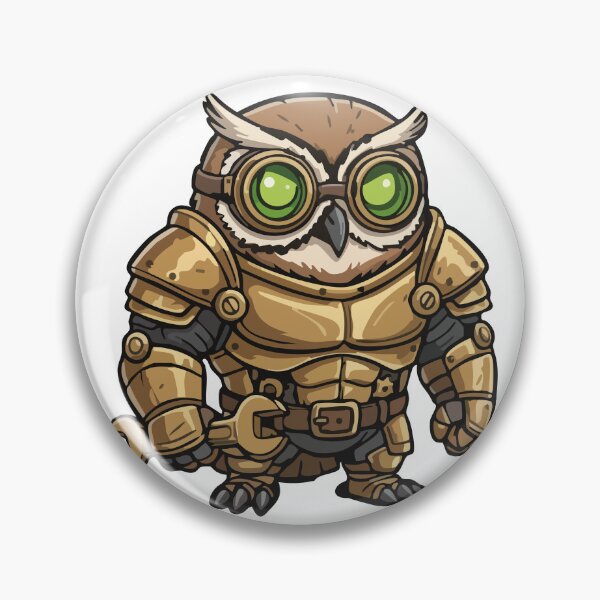 Item preview, Cool Steampunk Engineer in Golden Armor designed and sold by PixelStudioBe.