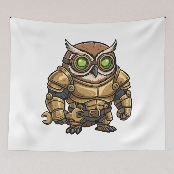 Item preview, Cool Steampunk Engineer in Golden Armor designed and sold by PixelStudioBe.