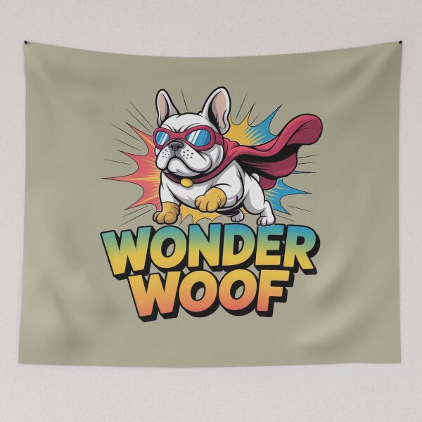Item preview, superhero dog - funny dog - cute dog - dog lover - dog art - comic dog - heroic dog - super pup - cartoon dog - funny superhero - dog t shirt - dog gift - kids dog design - puppy hero designed and sold by JansenGS.