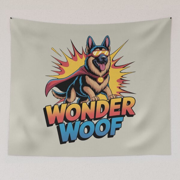 Item preview, superhero dog - playful dog - comic book dog - pet lover gift - cute puppy - animal superhero - dog sticker - dog hoodie - adorable dog - funny puppy - superhero pup designed and sold by JansenGS.