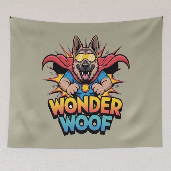 Item preview, superhero dog - funny dog - cute dog - dog lover - dog art - comic dog - heroic dog - super pup - cartoon dog - funny superhero - dog t shirt - dog gift - kids dog design - puppy hero designed and sold by JansenGS.