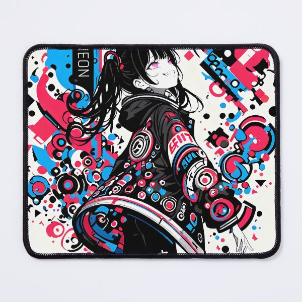 Item preview, NEON: Confident Cyberpop Urban Defiance | Cute Cyberpunk Anime Girl designed and sold by Sytrics.