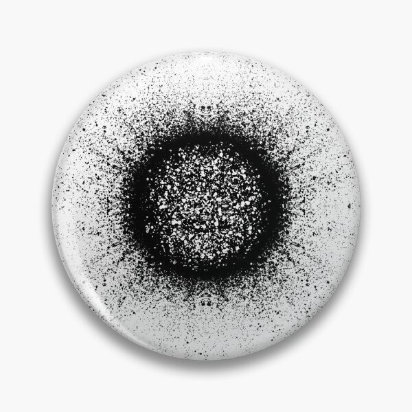 Item preview, White and black "Poof" tile designed and sold by Cherevan.