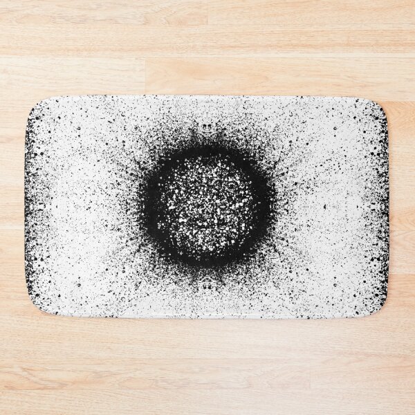 Item preview, White and black "Poof" tile designed and sold by Cherevan.