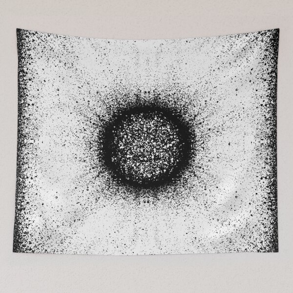 Item preview, White and black "Poof" tile designed and sold by Cherevan.