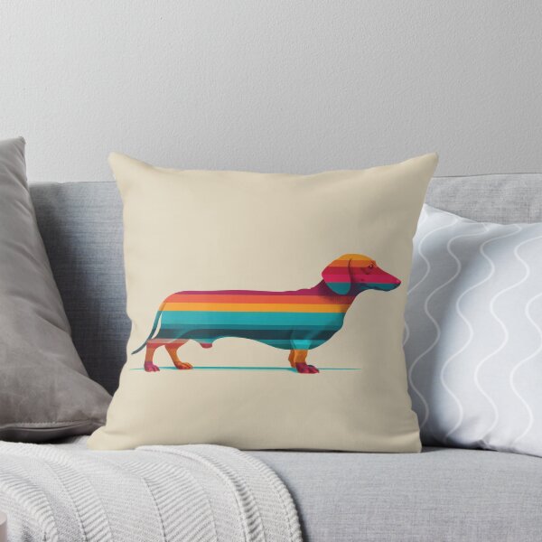 Item preview, Dog with colorful stripes on body designed and sold by anytka.