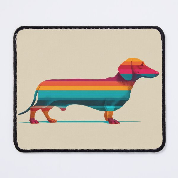 Item preview, Dog with colorful stripes on body designed and sold by anytka.