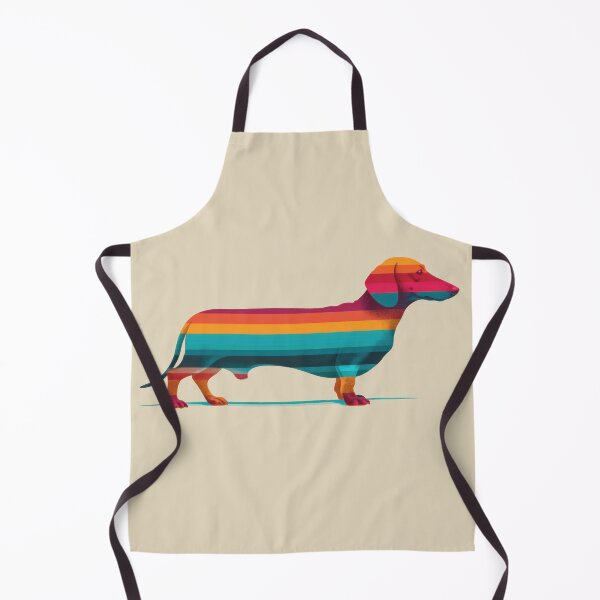 Item preview, Dog with colorful stripes on body designed and sold by anytka.