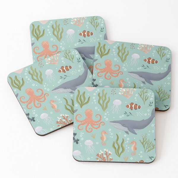 Item preview, Children's Pattern of Sea Creatures and Ocean Life designed and sold by byCreativeArt.
