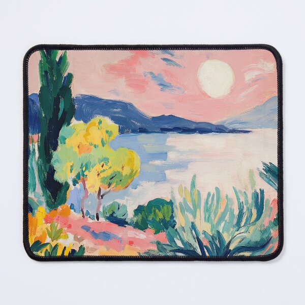 Item preview, Fauvist landscape by the sea designed and sold by ArtHouseNiklas.