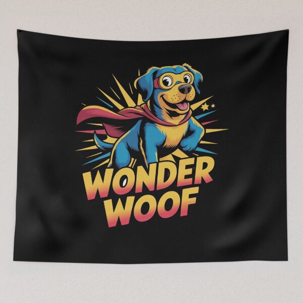 Item preview, superhero dog - playful dog - comic book dog - pet lover gift - cute puppy - animal superhero - dog sticker - dog hoodie - adorable dog - funny puppy - superhero pup designed and sold by JansenGS.