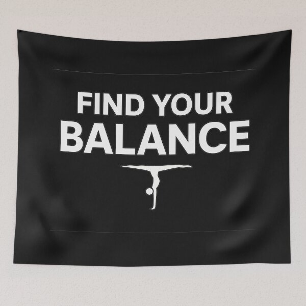 Item preview, Find Your Balance - Handstand Minimalist Design designed and sold by Stellar Motion by Kornelia.