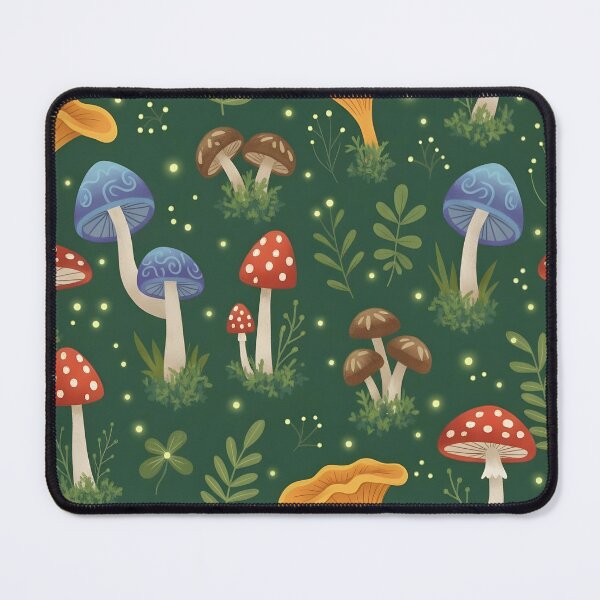 Item preview, Magical Pattern of Mushrooms and Forest Fungi designed and sold by byCreativeArt.