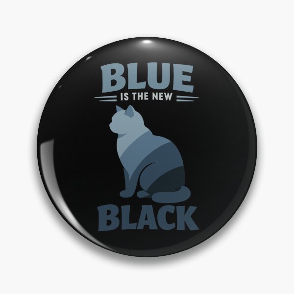 Item preview, BKH Blue: Minimalist "Blue is the new Black" designed and sold by Pineapple-Tree.
