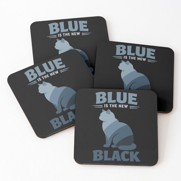 Item preview, BKH Blue: Minimalist "Blue is the new Black" designed and sold by Pineapple-Tree.