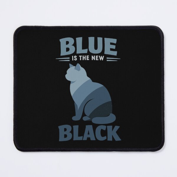 Item preview, BKH Blue: Minimalist "Blue is the new Black" designed and sold by Pineapple-Tree.
