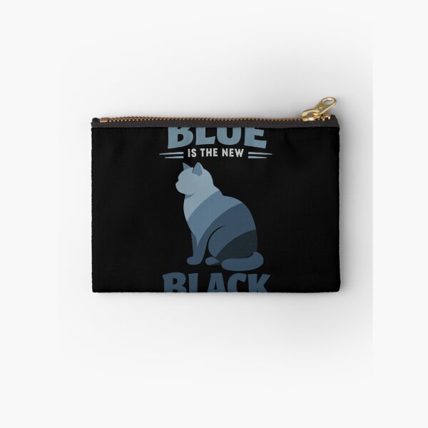 Item preview, BKH Blue: Minimalist "Blue is the new Black" designed and sold by Pineapple-Tree.