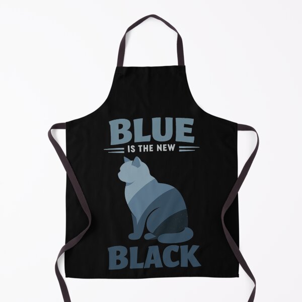 Item preview, BKH Blue: Minimalist "Blue is the new Black" designed and sold by Pineapple-Tree.